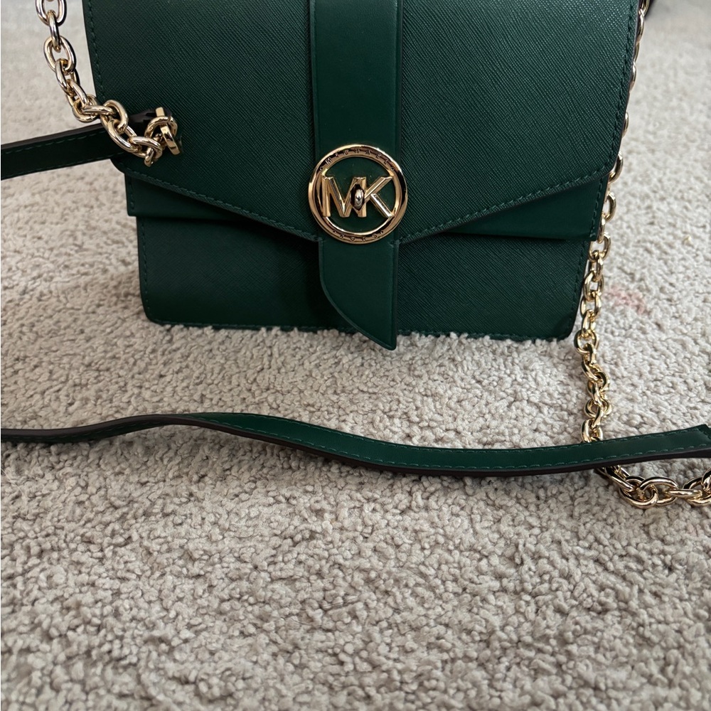 Michael Kors Green Crossbody Bag